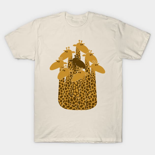 The black giraffe. T-Shirt by JCMaziu